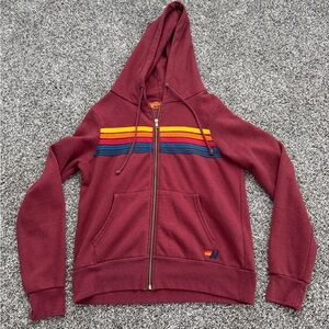 Aviator Nation Red Zip Up